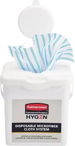 [RB213500700] HYGEN Seau pour lingettes sèches en microfibre jetable