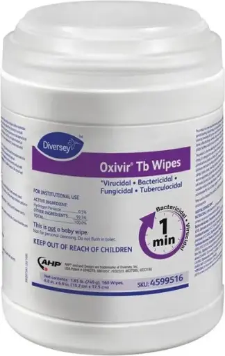 [JH514470800] OXIVIR TB Lingettes désinfectantes au peroxyde d'hydrogène jetables