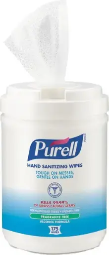 PURELL Lingettes désinfectantes pour les mains avec alcool