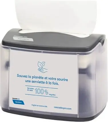 [CC00C402000] C402 Distributrice de serviettes de table entrepliées TANDEM