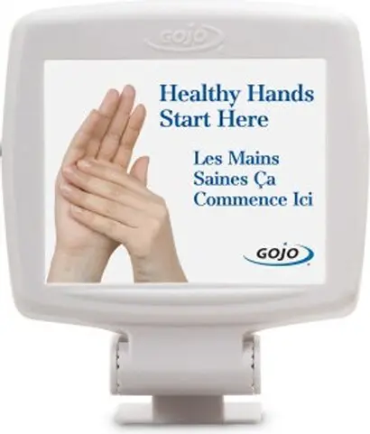 [JH210512000] Panneau publicitaire pour station de désinfection TFX