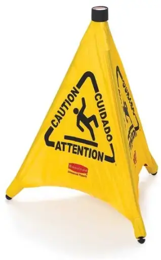 Cône de sécurité à trois côtés Pop-Up