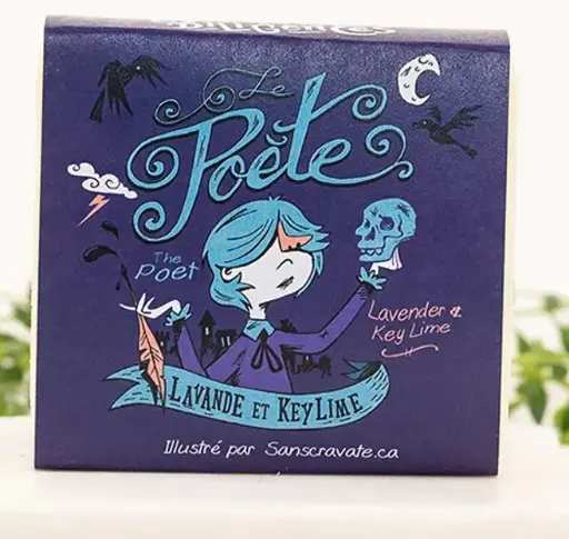 [857675001579] Savon Le Poète - lavande et key lime 100 g