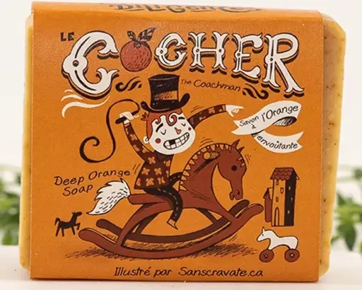 [857675001562] Savon Le Cocher - orange envoûtante 100 g