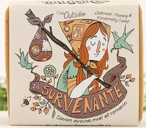 [857675001036] Savon La Survenante - avoine, miel et romarin 100 g