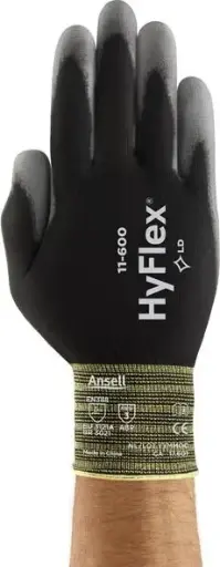 [TQSAW976000] HYFLEX Gants à revêtement en Polyuréthane avec enveloppe en nylon