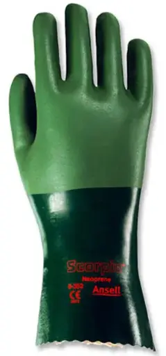 Gants en coton enduit de néoprène Scorpio