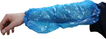 Manchette jetable pour la protection des avants bras et des vêtements