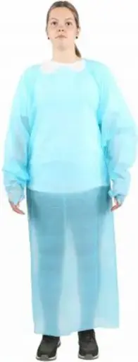 [GL007780000] Blouse d'isolation de grade médical en polypropylène, Grand format