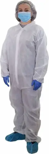 Globe 7723 Combinaison protectrice et jetable blanche