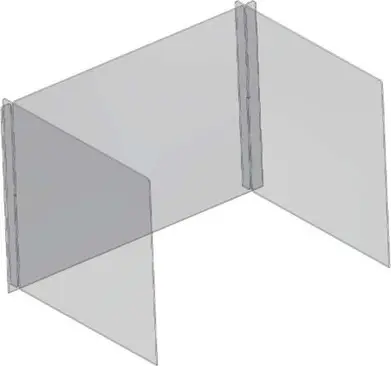 [TPPLEXIPUPI] Écran protecteur pour pupitre d'école