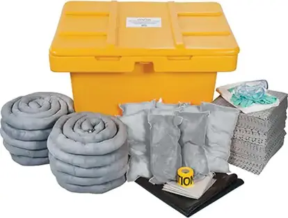 Trousse de déversement en coffre verrouillable