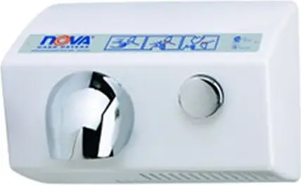 Nova 5, Séchoir à mains et à cheveux à bouton poussoir