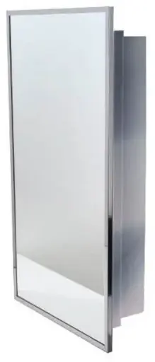[FR00800S000] Armoire à pharmacie en acier inoxydable avec miroir