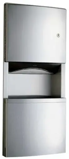 [BO0B4369000] Distributeur de papier et poubelle encastrée de 28" B-4369 CONTURA