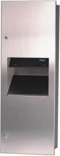 [FR41050A000] Profond combo distributeur et poubelle en acier inoxydable