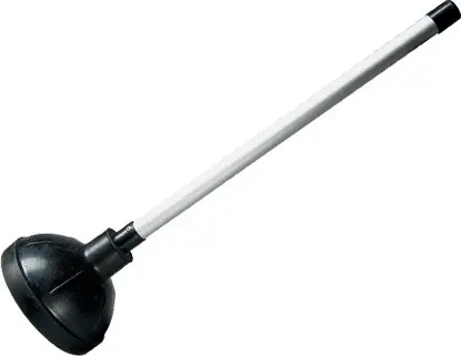 [MR134930000] Siphon à cuvette avec manche en aluminium de 18,5"