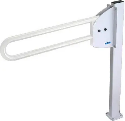 [FR105550BLA] Support sur pied pour barre d'appui relevable (Barre d'appui vendue séparément)