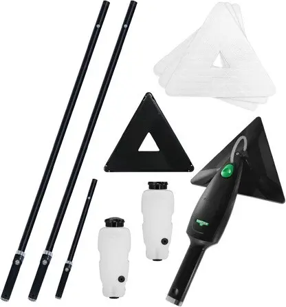 STINGRAY Système de lavage des vitres avec tampons nettoyants jetables