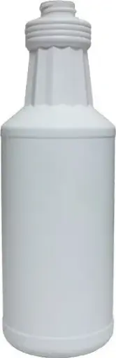 [FO00001LBLA] Bouteille en plastique blanche non graduée 1 L