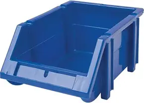 Bacs empilables et à suspendre bleus