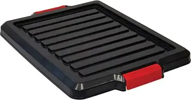 [TQ0CG055000] Couvercle pour contenant avec loquet en plastique noir