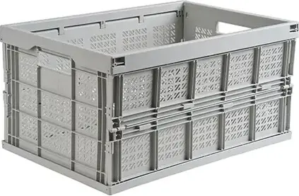 [TQ0CF326000] Bacs repliables en plastique Gris