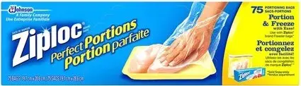[TQ0JM310000] Sacs aux portions parfaites Ziploc, 75 sacs
