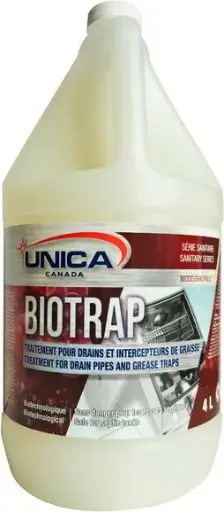 BIOTRAP Traitement pour drains et intercepteurs de graisses