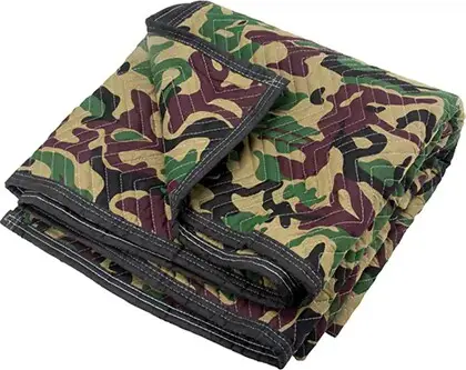 [TQ0PG302000] Couverture de protection pour déménagement 80'' x 72'' camouflage, 29 oz