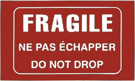 [TQ0PA997000] Étiquettes pour traitement spécial FRAGILE PA997