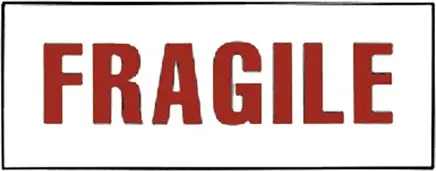 [TQ0PA998000] Étiquettes pour traitement spécial FRAGILE PA998 500 étiquettes