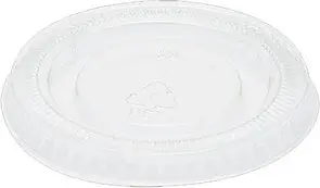 Couvercle en plastique recyclable pour contenant à portion kraft