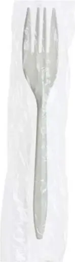 Ustensiles en plastique emballés individuellement