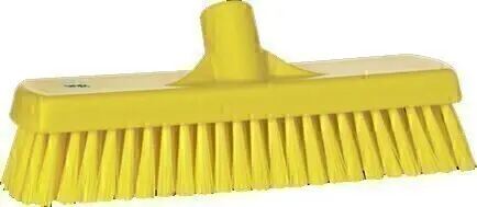 Brosse à récurer pour planchers et murs avec fibres fermes 12"