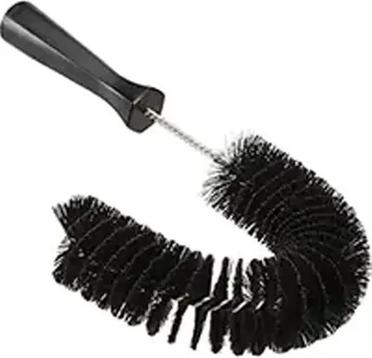 Brosse recourbée pour cuve, tuyau et tube