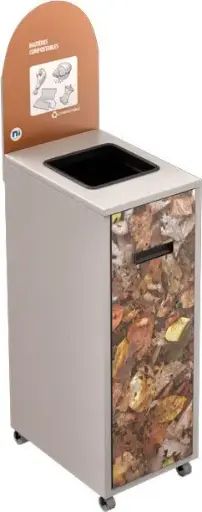 MULTIPLUS Station de recyclage pour les matières organiques 58L