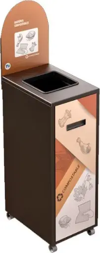 MULTIPLUS Station de recyclage pour les matières organiques 87L