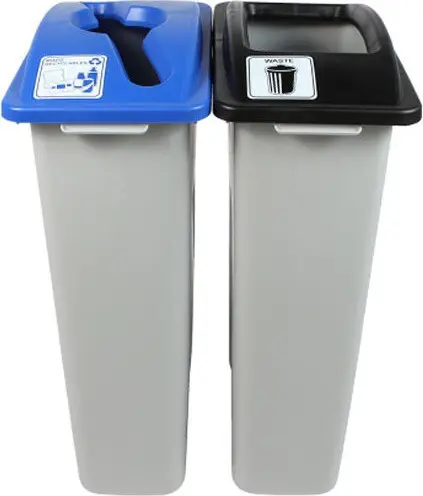 WASTE WATCHER Poubelles de recyclage du papier 46 gal 