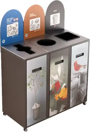 MULTIPLUS Îlot de récupération 3 voies 58L