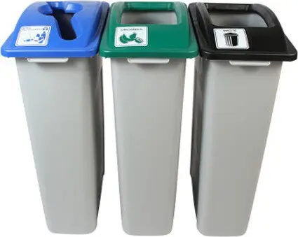 WASTE WATCHER Poubelles pour déchets, recyclage et compost 69 gal 