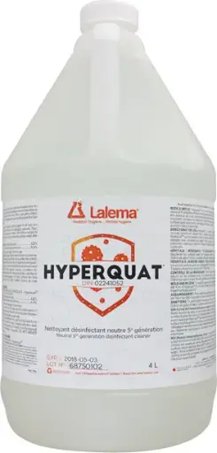 HYPERQUAT Nettoyant désinfectant neutre concentré