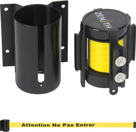 Barrière à fixation murale avec ruban magnétique de 7'