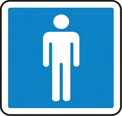 Pictogramme pour toilette Homme - Femme