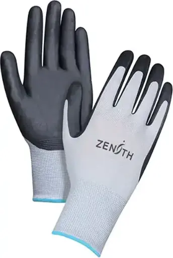 Gants léger calibre 13 avec revêtement mousse nitrile et polyester