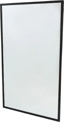 [FR945243600] Miroir droit avec cadre noir, 24" x 36"