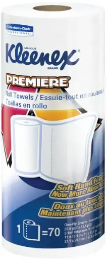 [KC013964000] 13964 KLEENEX Essuie-tout en rouleau blanc, 24 x 70 feuilles