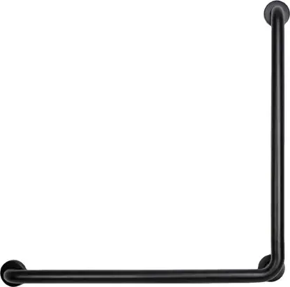 [FR1003BLK30] Barre d'appui en "L" en acier inoxydable, noir