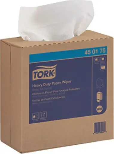 [SC450175000] TORK 450175 Chiffons en papier blanc ultra-résistant, boîte pop-up