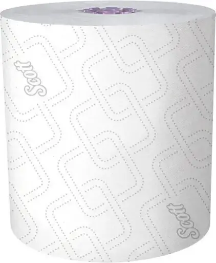 [KC002001000] 02001 SCOTT ESSENTIAL Essuie-mains en rouleau blanc, 6 x 950'